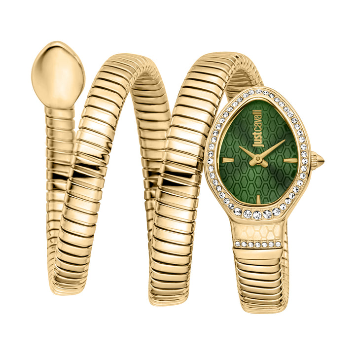 Just Cavalli Women's Signature Snake Quartz Watch