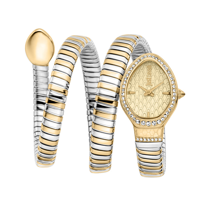Just Cavalli Women's Signature Snake Quartz Watch