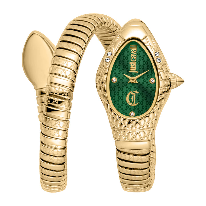 Just Cavalli Women's Signature Snake Quartz Watch