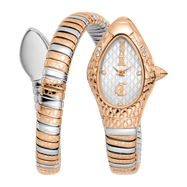 Just Cavalli Women's Signature Snake Quartz Watch