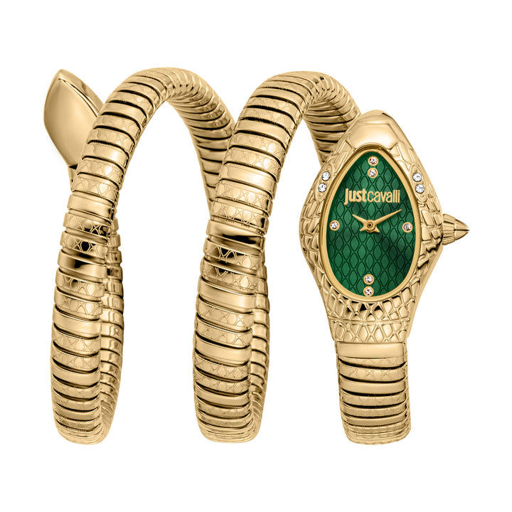 Just Cavalli Women's Signature Snake Quartz Watch