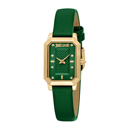 Just Cavalli Women's Dark Green Dial Glam Watch