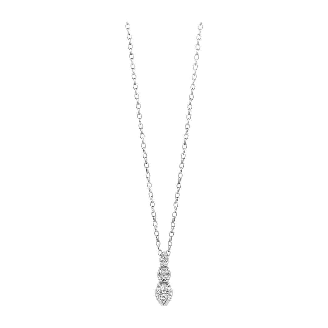 JUST CAVALLI Necklace, Silver Color, Stones Color: White
