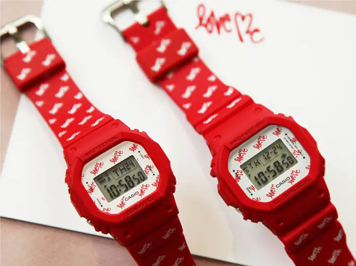 Casio G-Shock Pair Digital Quartz Watch - LOV-20B-4DR