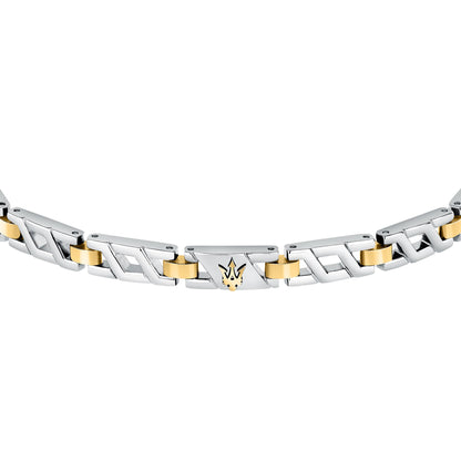 Maserati Iconic Bracelet with Ip YG 18.5+3CM