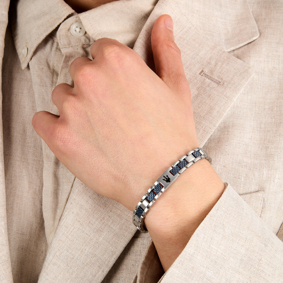 ICONIC BR SS BLACK+BLUE 18.5+3CM