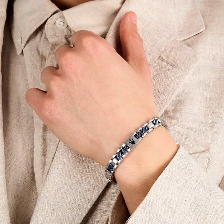 ICONIC BR SS BLACK+BLUE 18.5+3CM