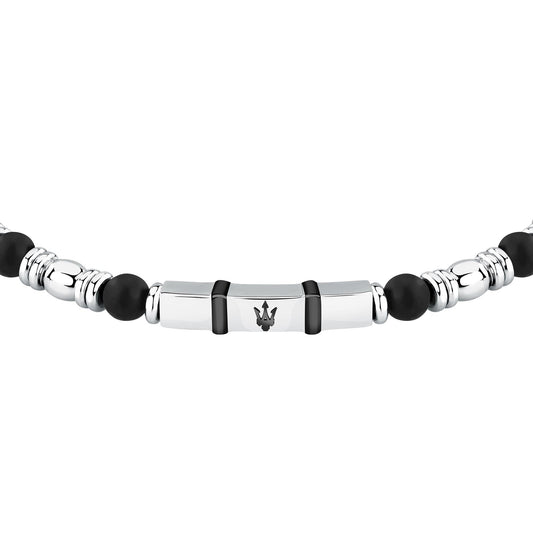 Maserati Iconic BR W/ BLK Agate & Ip BLK 18.5+3CM