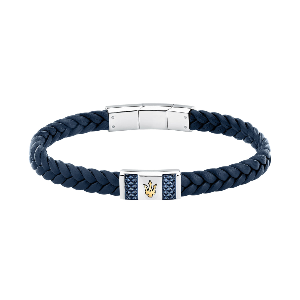 Recycled Leather BR SS YG+BLUE 19+1CM