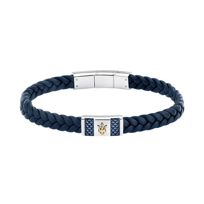 Recycled Leather BR SS YG+BLUE 19+1CM