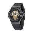 Maserati Potenza Auto 42MM BLK Dial BLK ST YG PVD