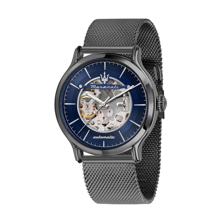 Maserati Epoca 42mm Auto Blue Dial Mesh Br D.Gun Men's Watch - R8823118012