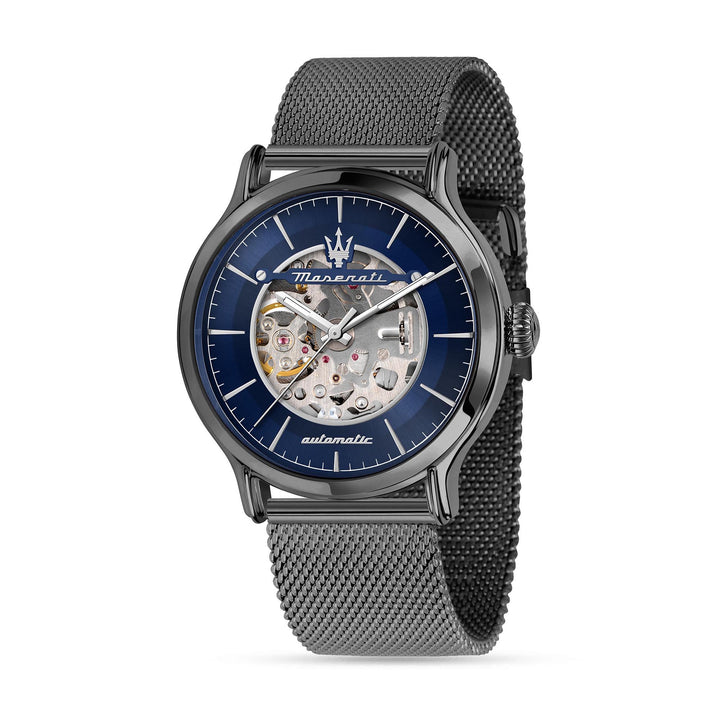 Maserati Epoca 42mm Auto Blue Dial Mesh Br D.Gun Men's Watch - R8823118012