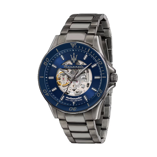 Maserati Sfida 44MM Auto Blue Dial BR Gun