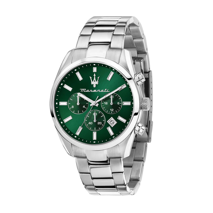 Maserati Attrazione 43mm Mult Green Dial Br Ss Men's Watch