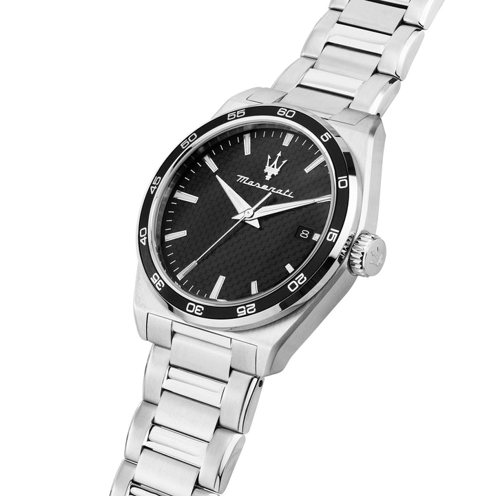 VELOCITA 41MM 3H BLACK DIAL SS BR