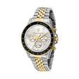Maserati Sfida 44MM CHRO W/Silver Dial SS+YG BR