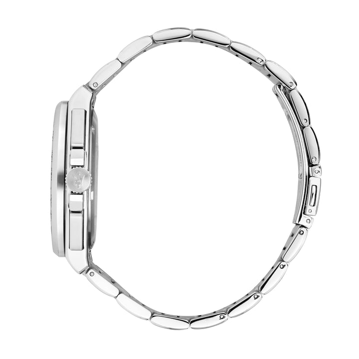 VELOCITA 43MM CHRO SILVER DIAL SS BR