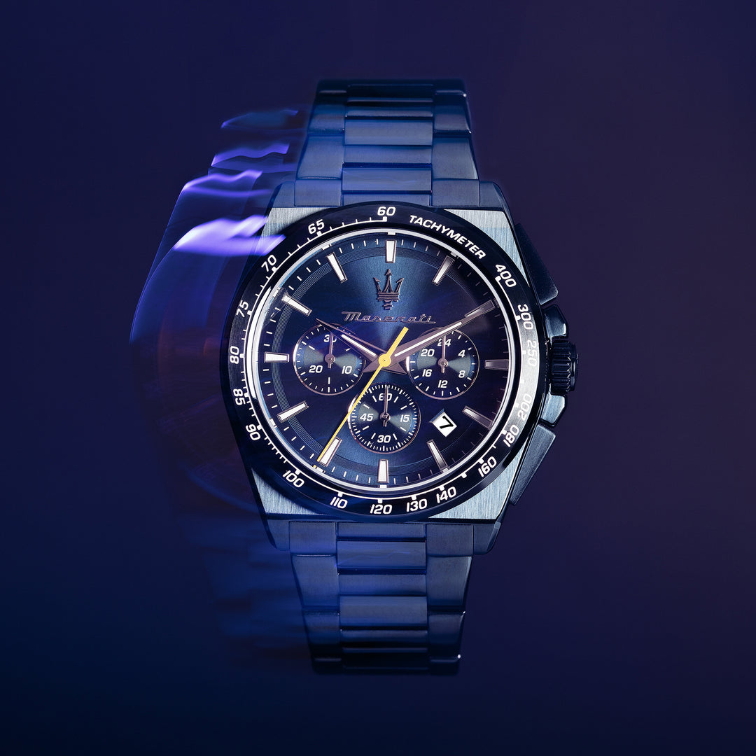 VELOCITA 45MM CHRO BLUE DIAL BLUE BR