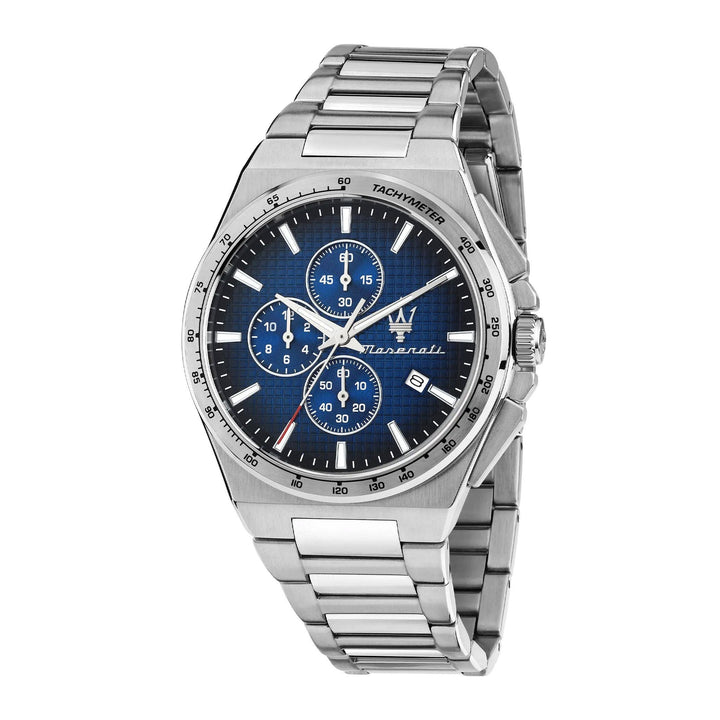 Maserati VELOCITÀ SLIM 41MM CHR BLUE DIAL SS BR