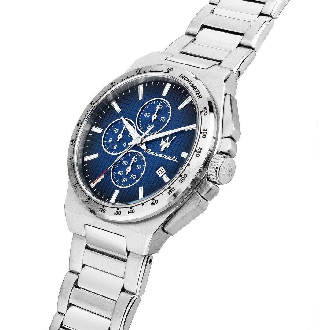 Maserati VELOCITÀ SLIM 41MM CHR BLUE DIAL SS BR