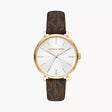 Michael Kors Addyson Women's Brown Pvc Watch
