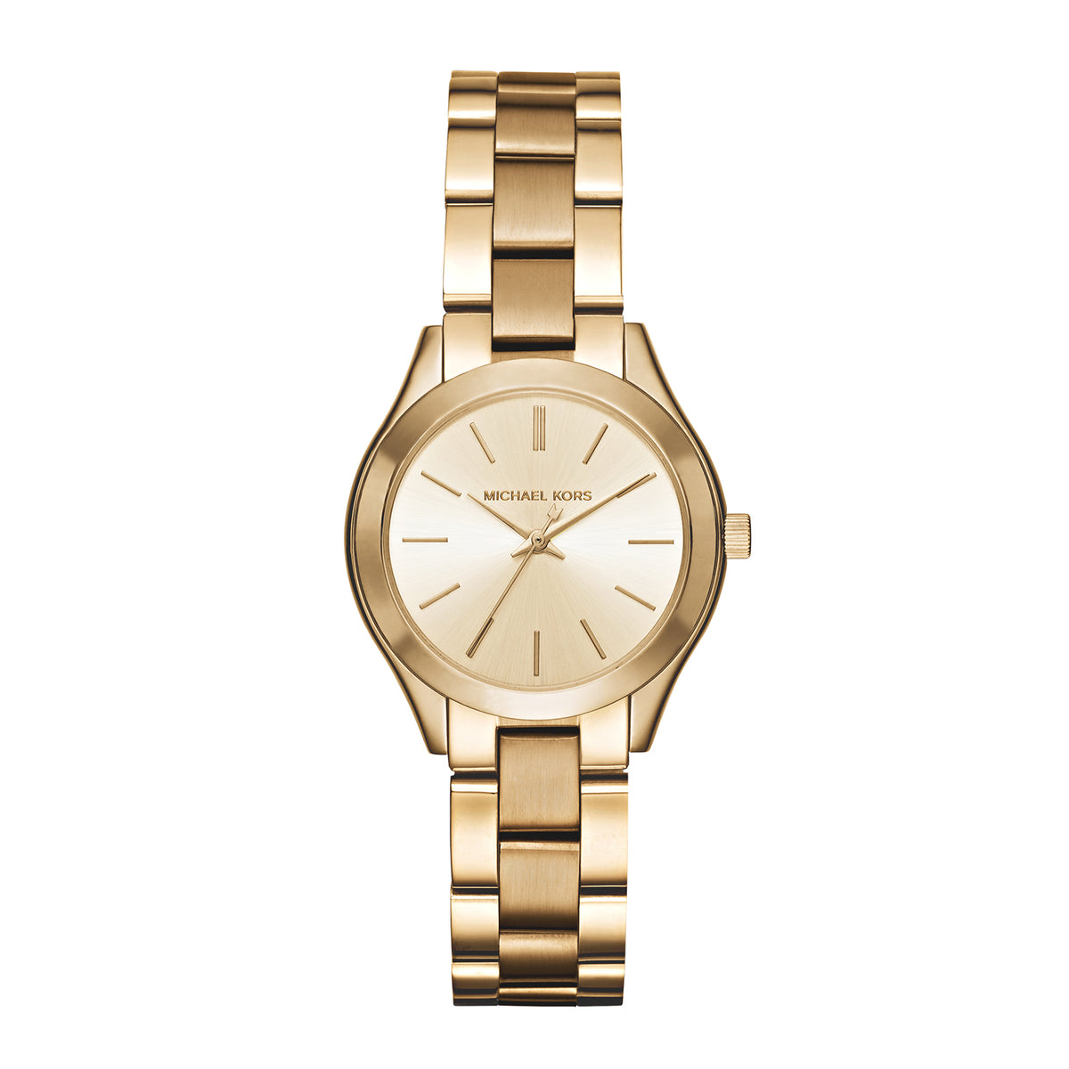 Michael Kors Mini Slim Runway Gold-Tone Watch
