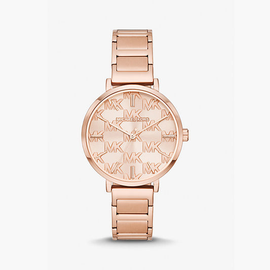 Michael Kors Addyson Women's Rose Gold Stainless Steel Watch