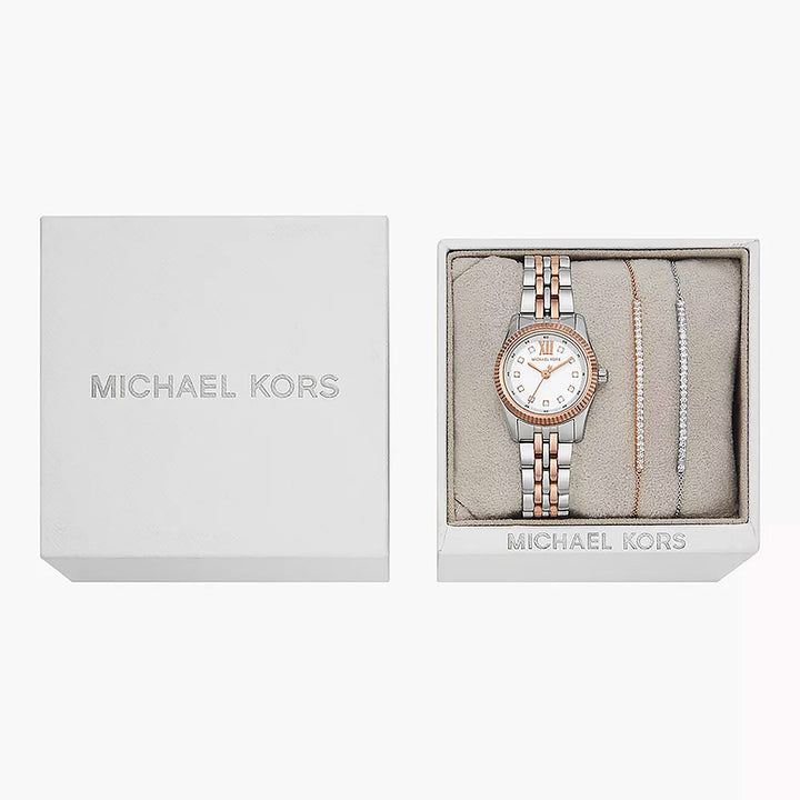 Michael Kors Lexington Silver Stainless Steel Women's Watch