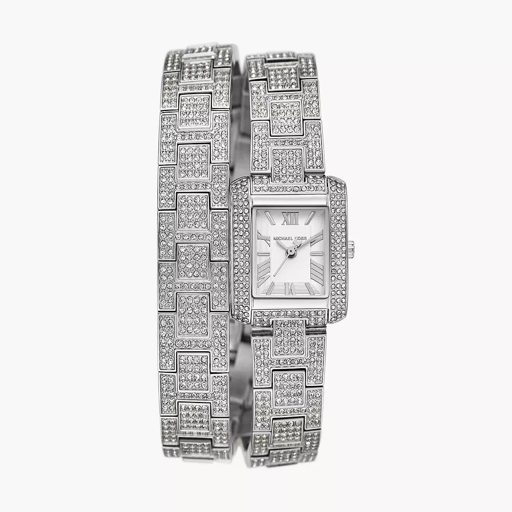 Michael Kors Emery Three-Hand Stainless Steel Watch - MK4836