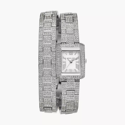 Michael Kors Emery Three-Hand Stainless Steel Watch