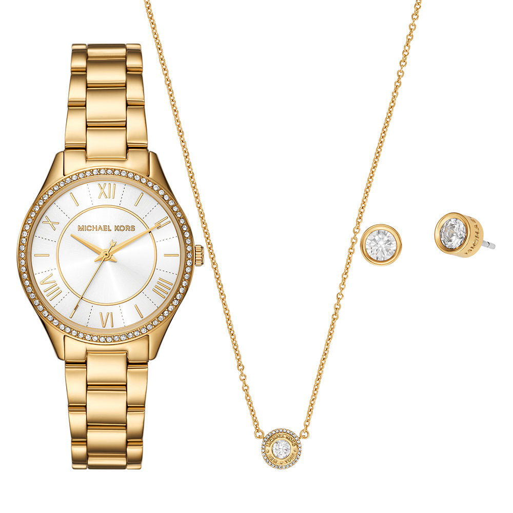 Michael Kors Lauryn Gold Women's Watch - MK4849SET