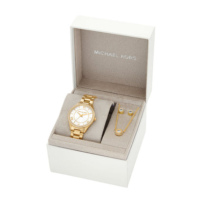 Michael Kors Lauryn Gold Women's Watch - MK4849SET