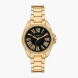 Michael Kors Kacie Three-Hand Gold-Tone Stainless Steel Watch
