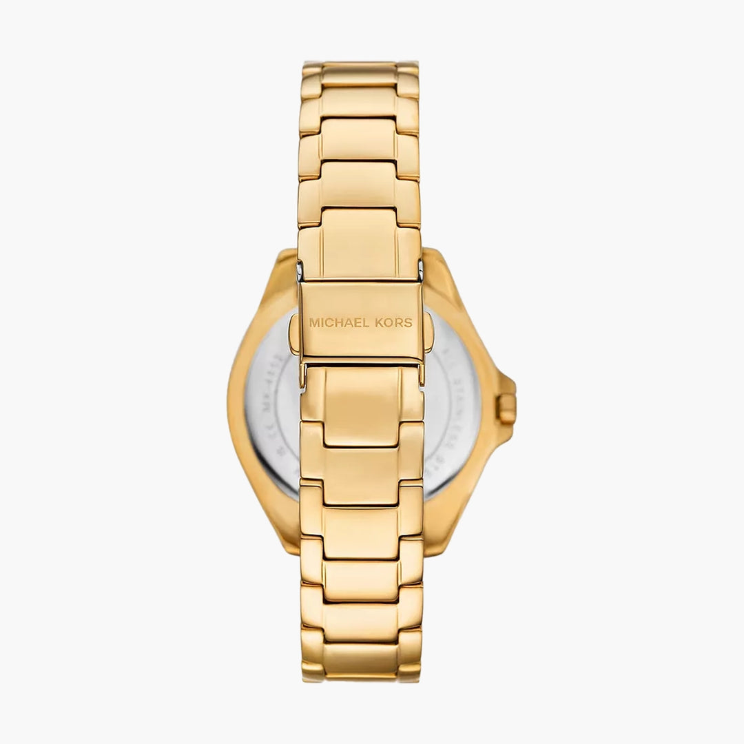 Michael Kors Kacie Three-Hand Gold-Tone Stainless Steel Watch