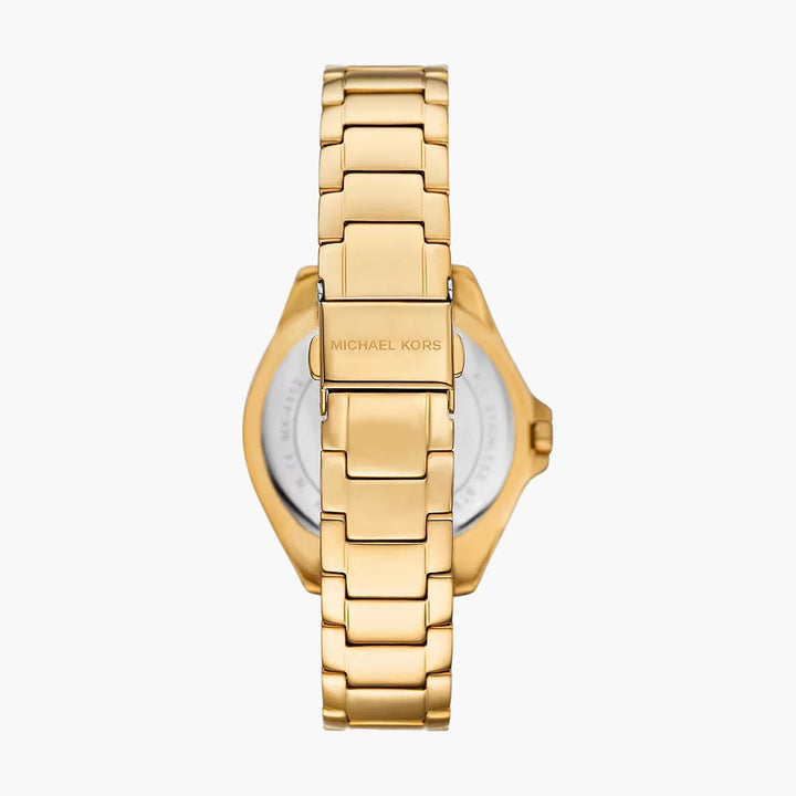 Michael Kors Kacie Three-Hand Gold-Tone Stainless Steel Watch