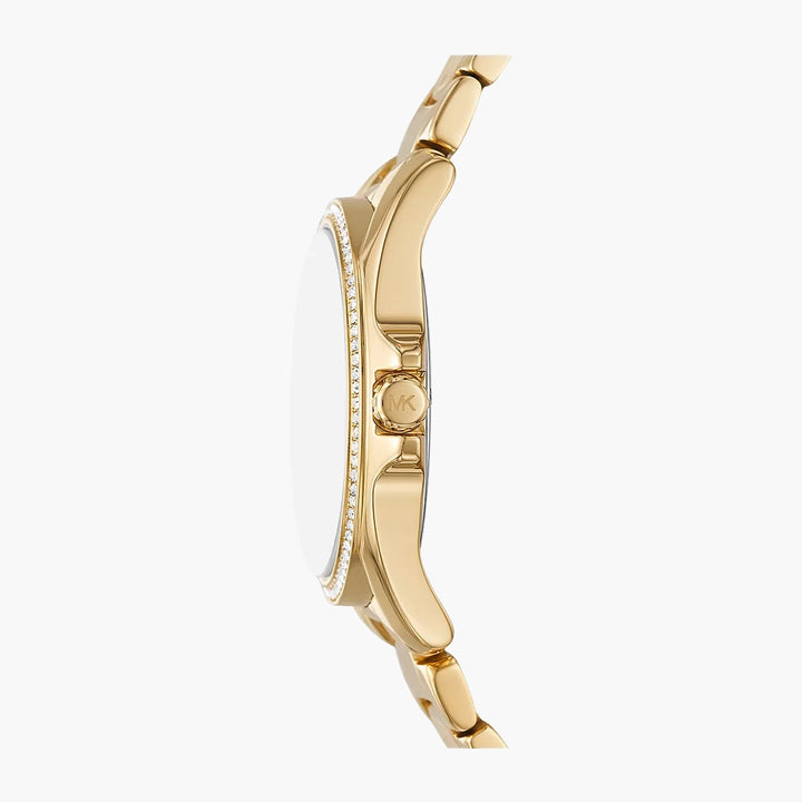 Michael Kors Kacie Three-Hand Gold-Tone Stainless Steel Watch