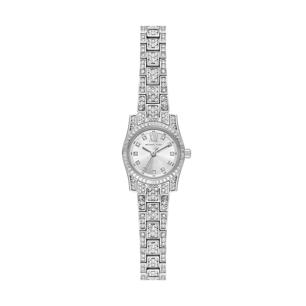 Michael Kors Lexington Three-Hand Stainless Steel Watch
