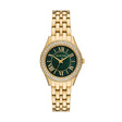 Michael Kors Harlowe Three-Hand Gold-Tone Stainless Steel Watch