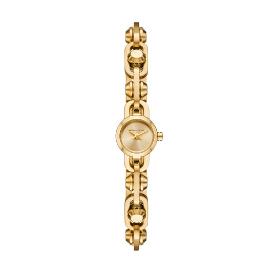 Michael Kors MK Astor Link Two-Hand Gold-Tone Stainless Steel Watch