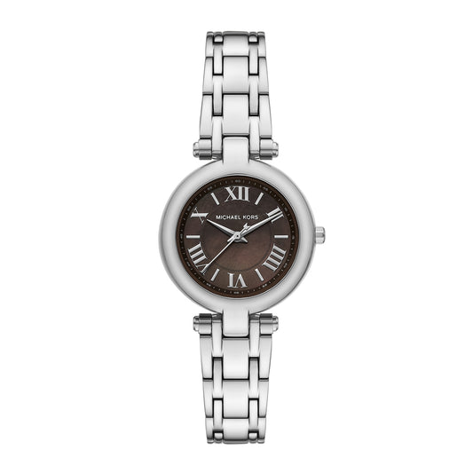 Michael Kors Women's Laney Three-Hand, Stainless Steel Watch