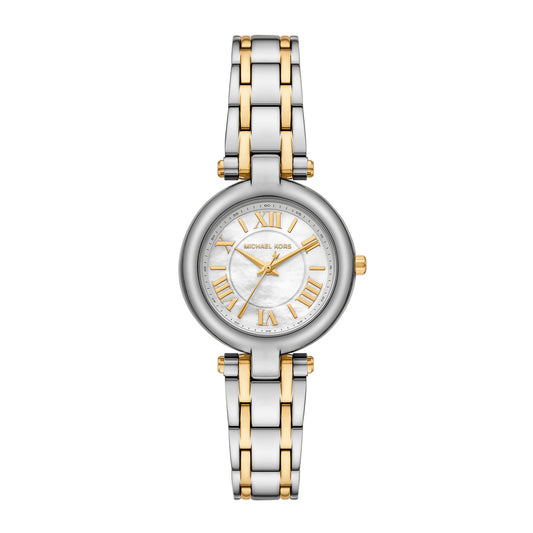 Michael Kors Women's Laney Three-Hand, Two-Tone Stainless Steel Watch