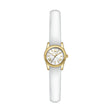 Michael Kors Lexington Gold and White Women's Watch