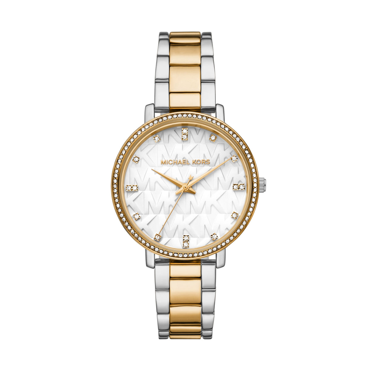 Michael Kors Women's Pyper Three-Hand Two-Tone Stainless Steel Watch
