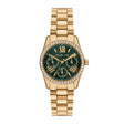 Michael Kors Women's Lexington Lux Multifunction Gold-Tone Stainless Steel Watch