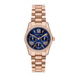 Michael Kors Women's Lexington Lux Multifunction Rose Gold-Tone Stainless Steel Watch