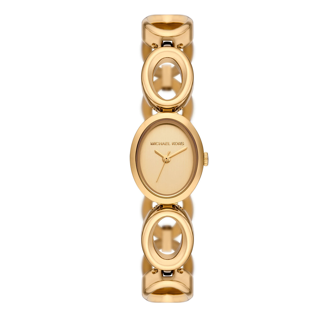 Michael Kors Women's Maude Three-Hand Gold-Tone Stainless Steel Watch