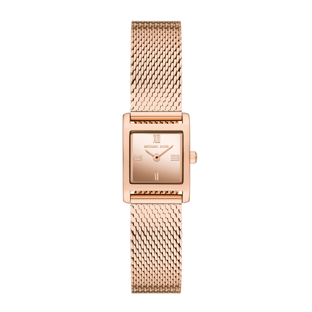 Michael Kors Women's Georgie Two-Hand Rose Gold-Tone Stainless Steel Watch