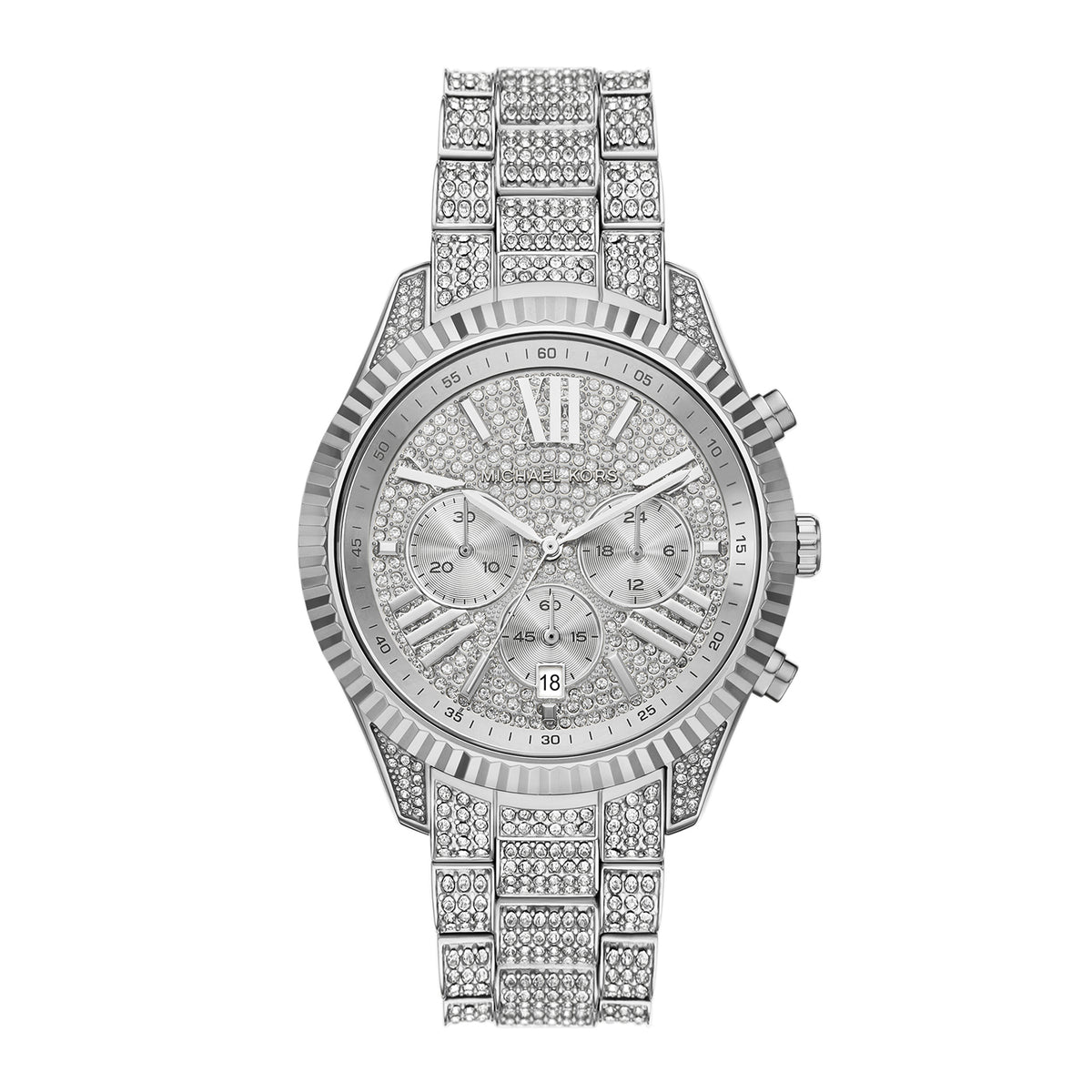 Michael Kors Women's Lexington Chronograph Stainless Steel Watch - MK4972