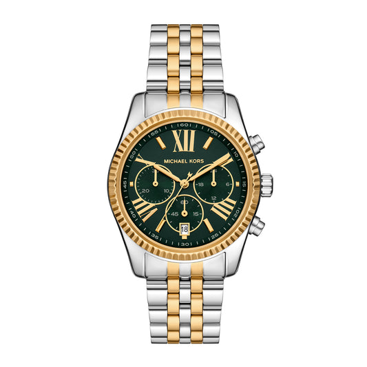 Michael Kors Women's Lexington Chronograph Two-Tone Stainless Steel Watch